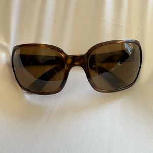 Authentic Ray Ban Sunglasses. Tortoise Frame. Polarized. Brown Lenses